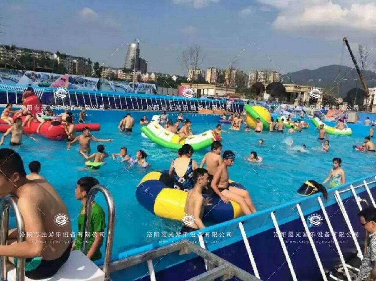 竞秀支架泳池